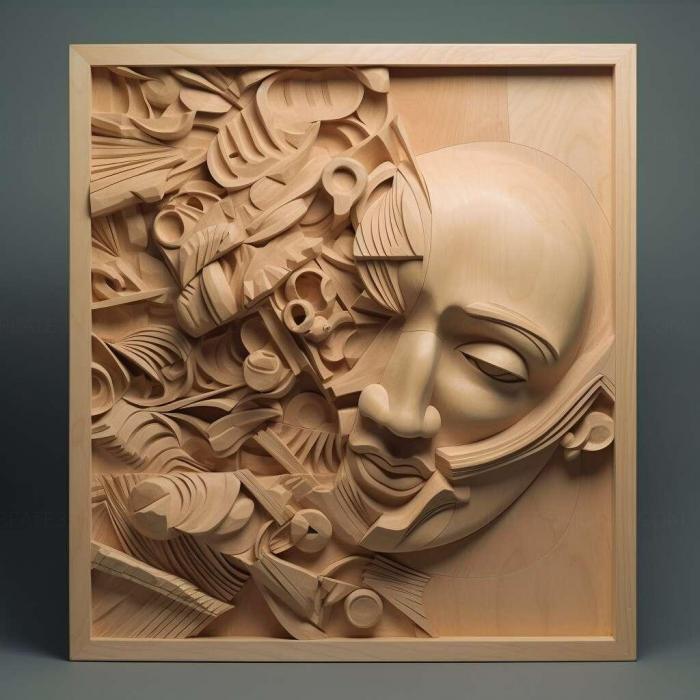 نموذج ثلاثي الأبعاد لآلة CNC 3D Art 